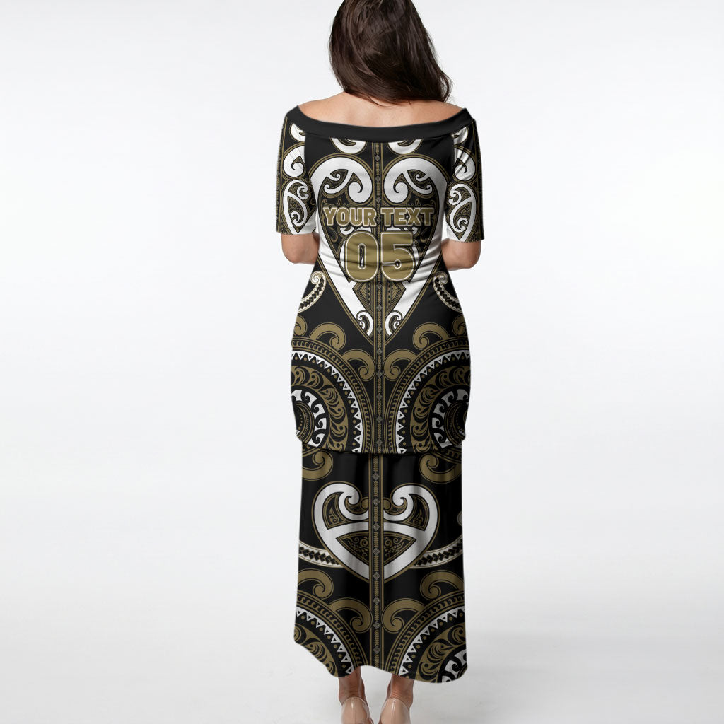 Custom Aotearoa Waikato Tainui Puletasi Maori Tribal Pattern