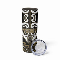Custom Aotearoa Waikato Tainui Skinny Tumbler Maori Tribal Pattern