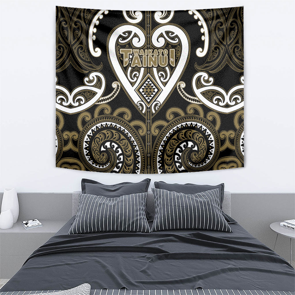 Aotearoa Waikato Tainui Tapestry Maori Tribal Pattern