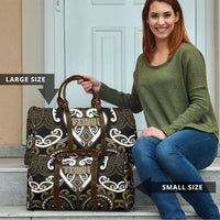 Aotearoa Waikato Tainui Travel Bag Maori Tribal Pattern