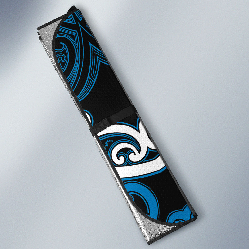 Aotearoa Ngati Kahungunu Auto Sun Shade Maori Tribal Pattern