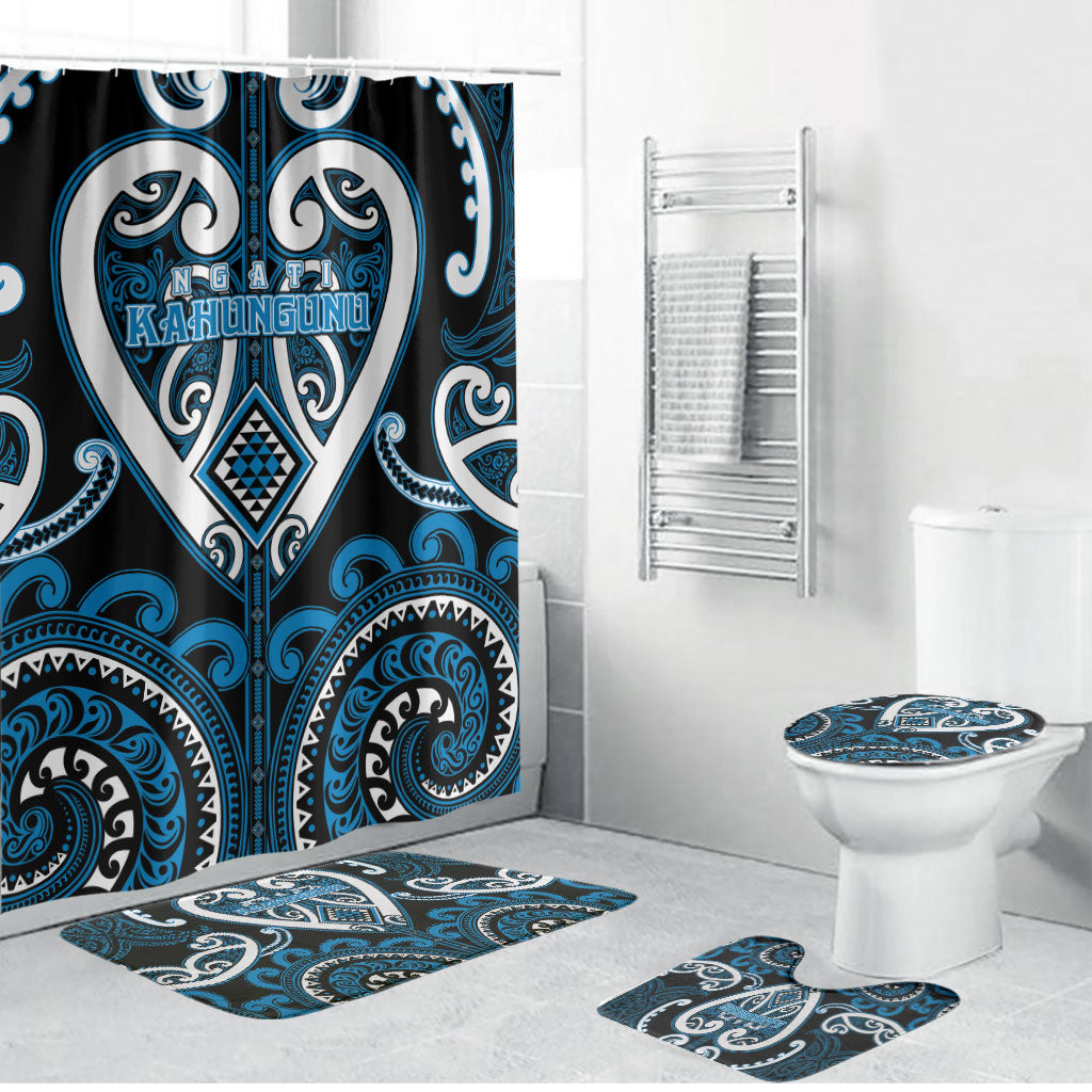 Aotearoa Ngati Kahungunu Bathroom Set Maori Tribal Pattern