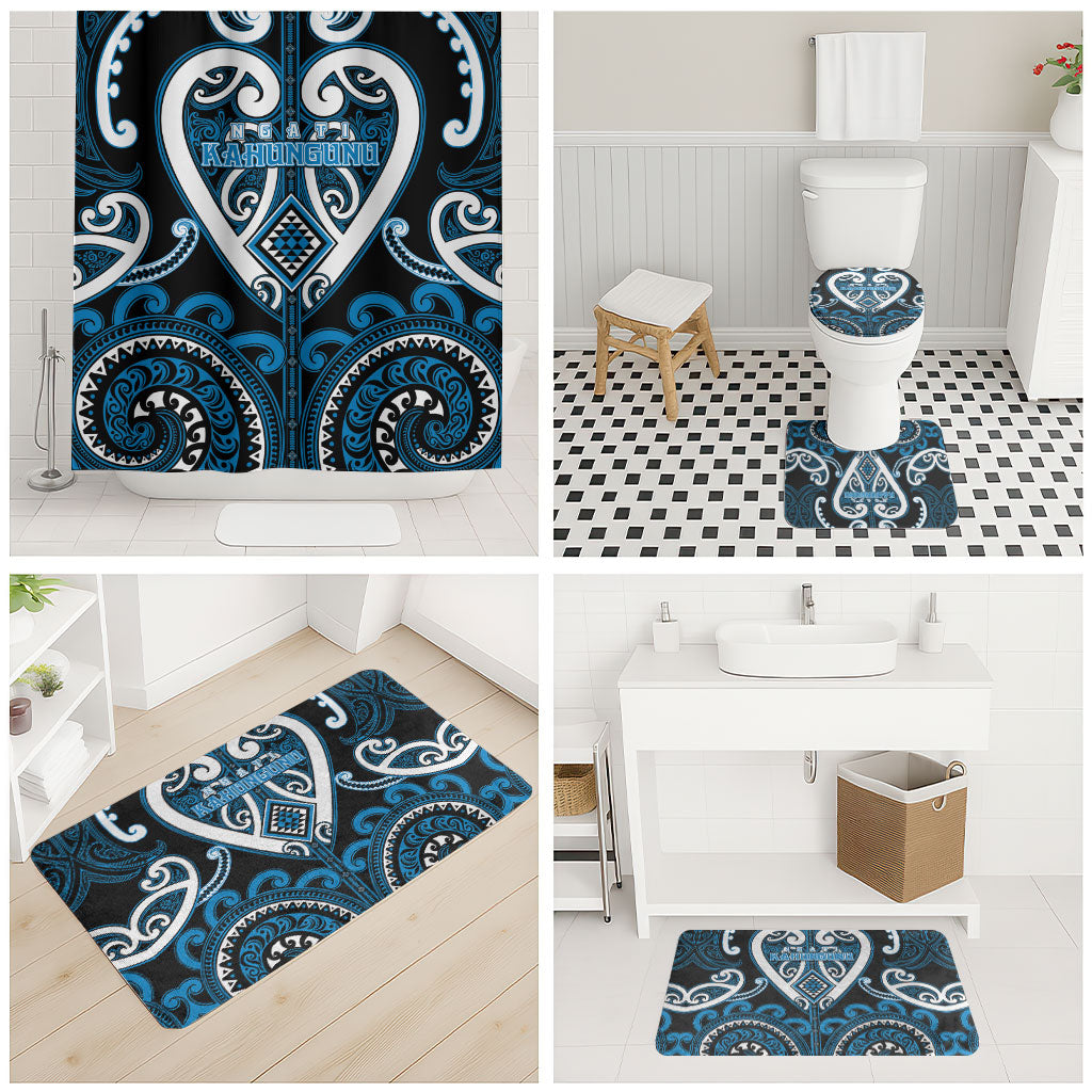 Aotearoa Ngati Kahungunu Bathroom Set Maori Tribal Pattern