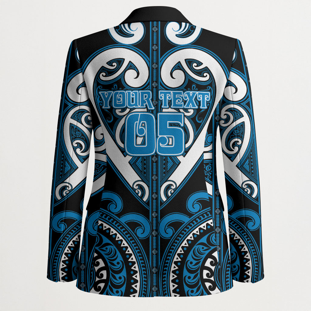 Custom Aotearoa Ngati Kahungunu Blazer Maori Tribal Pattern