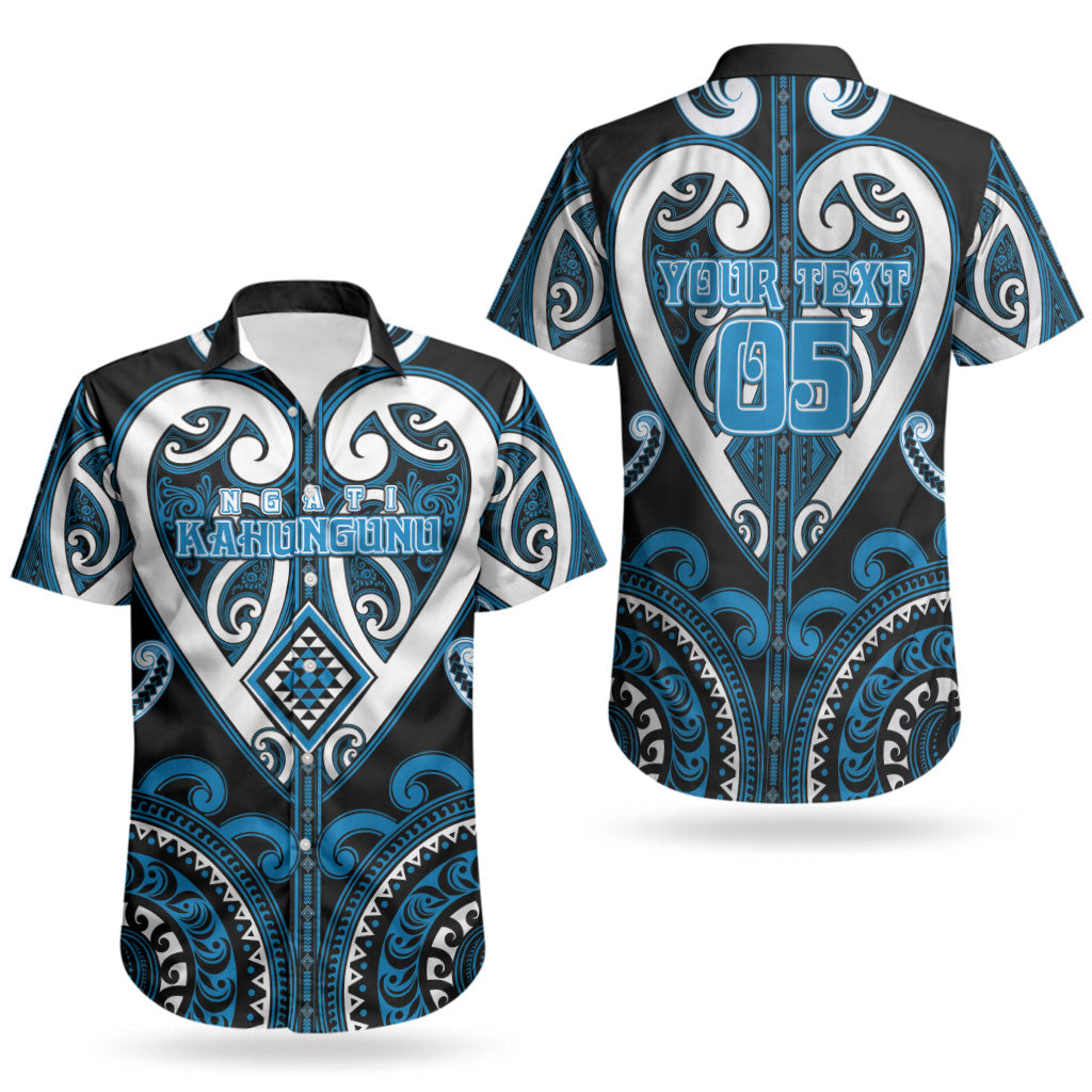 Custom Aotearoa Ngati Kahungunu Couples Matching Summer Maxi Dress and Hawaiian Shirt Maori Tribal Pattern