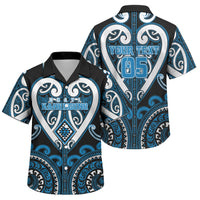 Custom Aotearoa Ngati Kahungunu Family Matching Mermaid Dress and Hawaiian Shirt Maori Tribal Pattern
