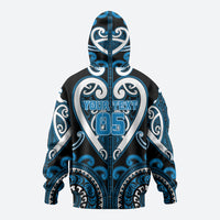 Custom Aotearoa Ngati Kahungunu Hoodie Maori Tribal Pattern