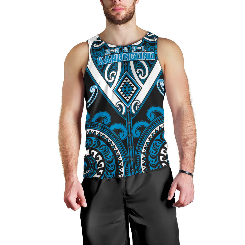 Custom Aotearoa Ngati Kahungunu Men Tank Top Maori Tribal Pattern