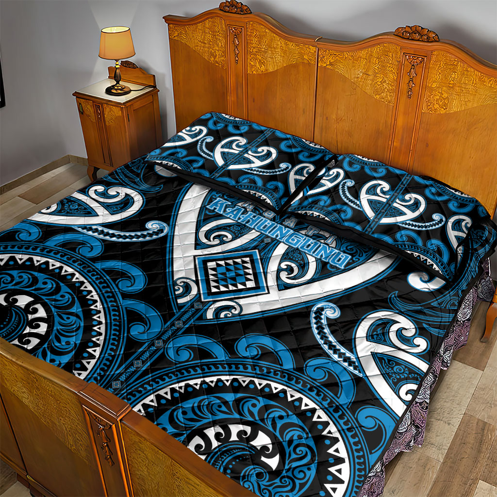 Aotearoa Ngati Kahungunu Quilt Bed Set Maori Tribal Pattern