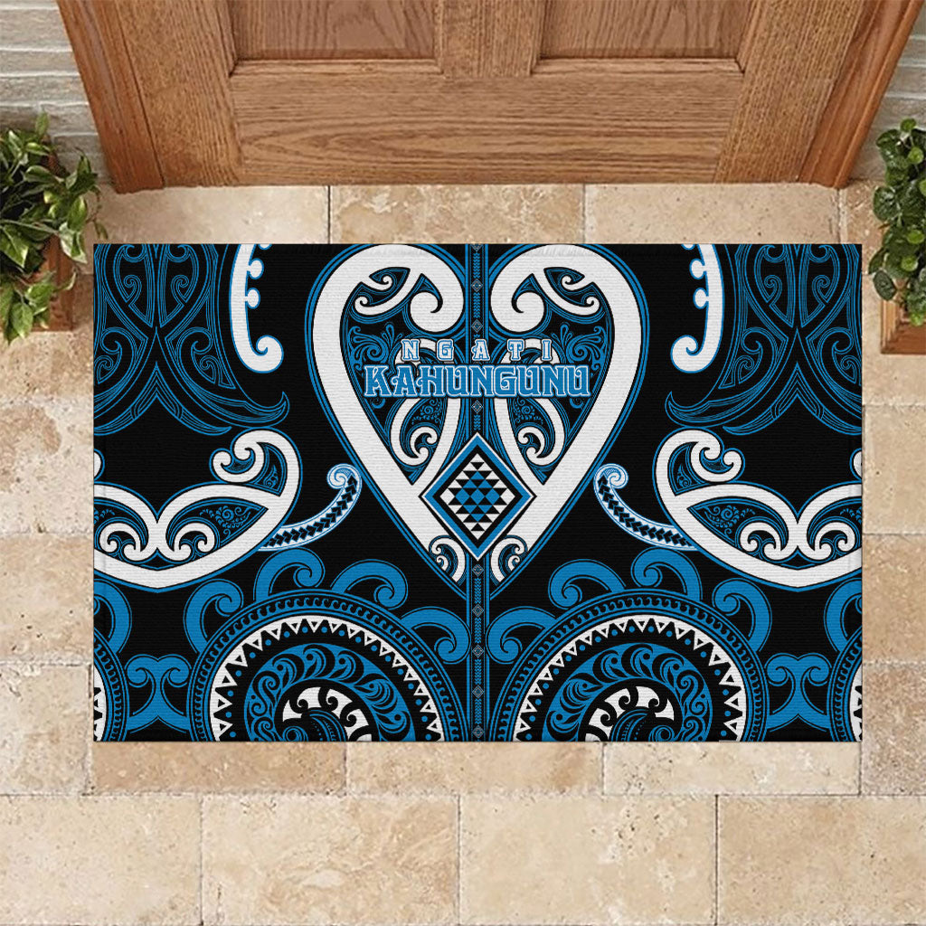 Aotearoa Ngati Kahungunu Rubber Doormat Maori Tribal Pattern