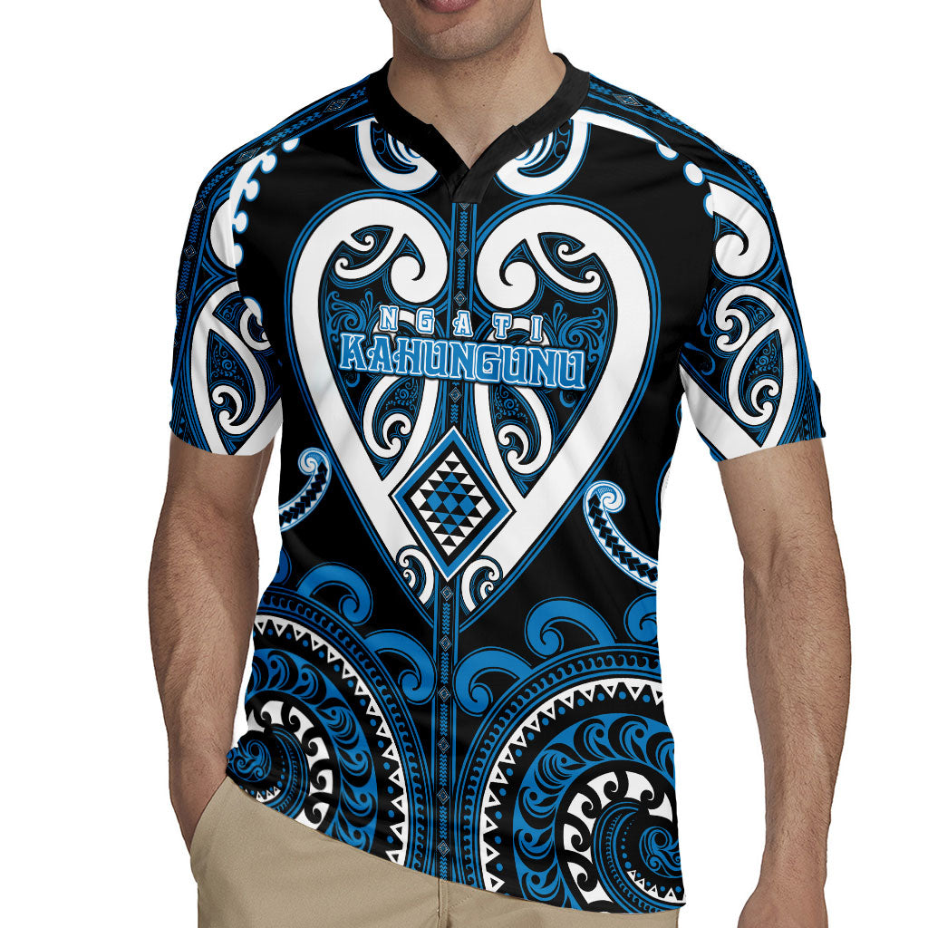 Custom Aotearoa Ngati Kahungunu Rugby Jersey Maori Tribal Pattern