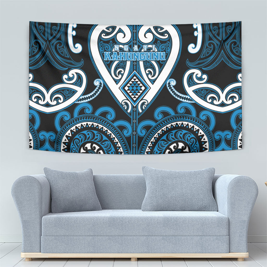 Aotearoa Ngati Kahungunu Tapestry Maori Tribal Pattern