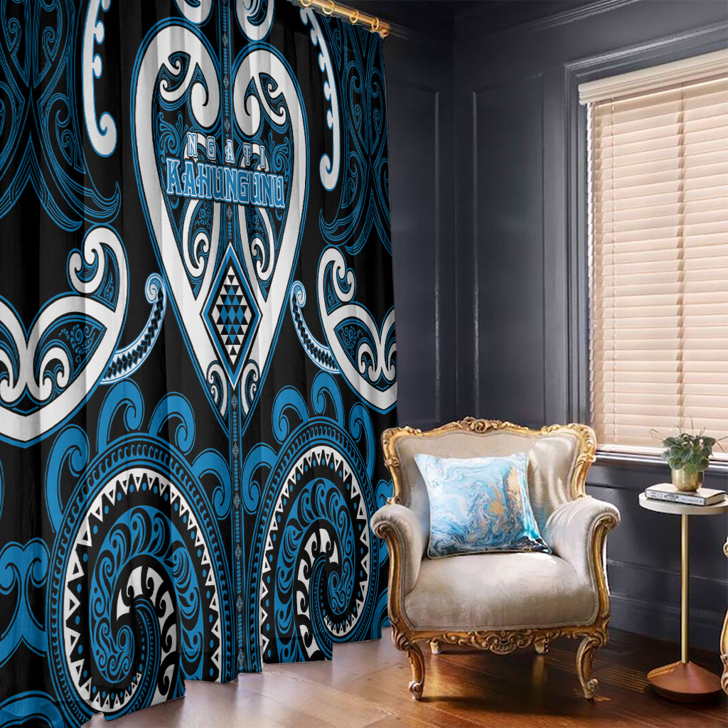 Aotearoa Ngati Kahungunu Window Curtain Maori Tribal Pattern