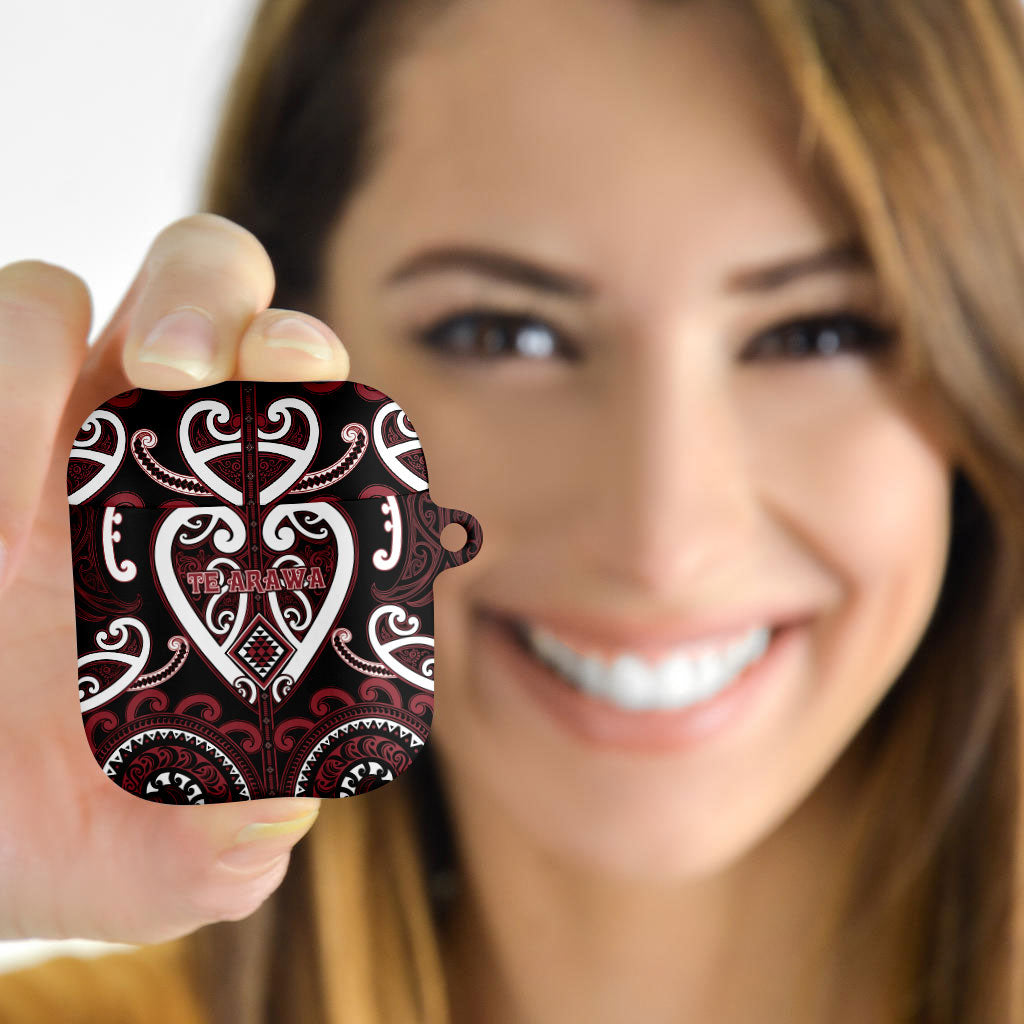 Aotearoa Te Arawa AirPods Case Maori Tribal Pattern