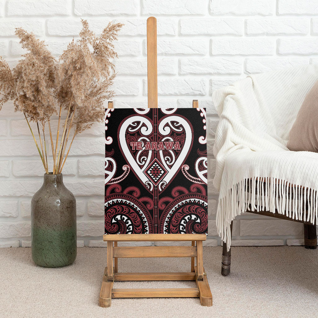 Aotearoa Te Arawa Canvas Wall Art Maori Tribal Pattern