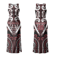Custom Aotearoa Te Arawa Family Matching Tank Maxi Dress and Hawaiian Shirt Maori Tribal Pattern