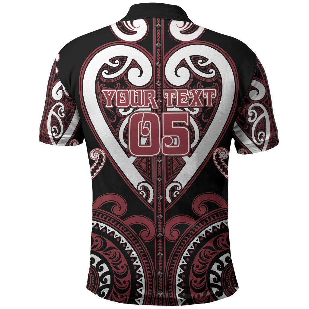 Custom Aotearoa Te Arawa Polo Shirt Maori Tribal Pattern