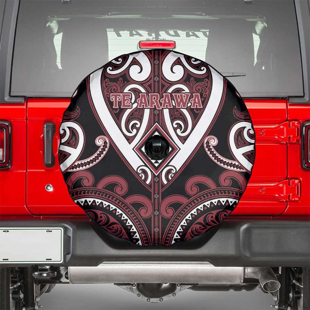 Aotearoa Te Arawa Spare Tire Cover Maori Tribal Pattern