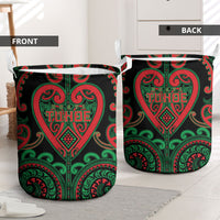 Aotearoa Ngai Tuhoe Laundry Basket Maori Tribal Pattern