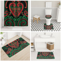 Aotearoa Ngai Tuhoe Bathroom Set Maori Tribal Pattern