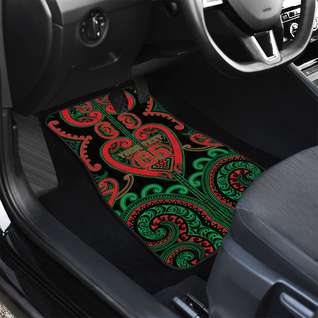 Custom Aotearoa Ngai Tuhoe Car Mats Maori Tribal Pattern