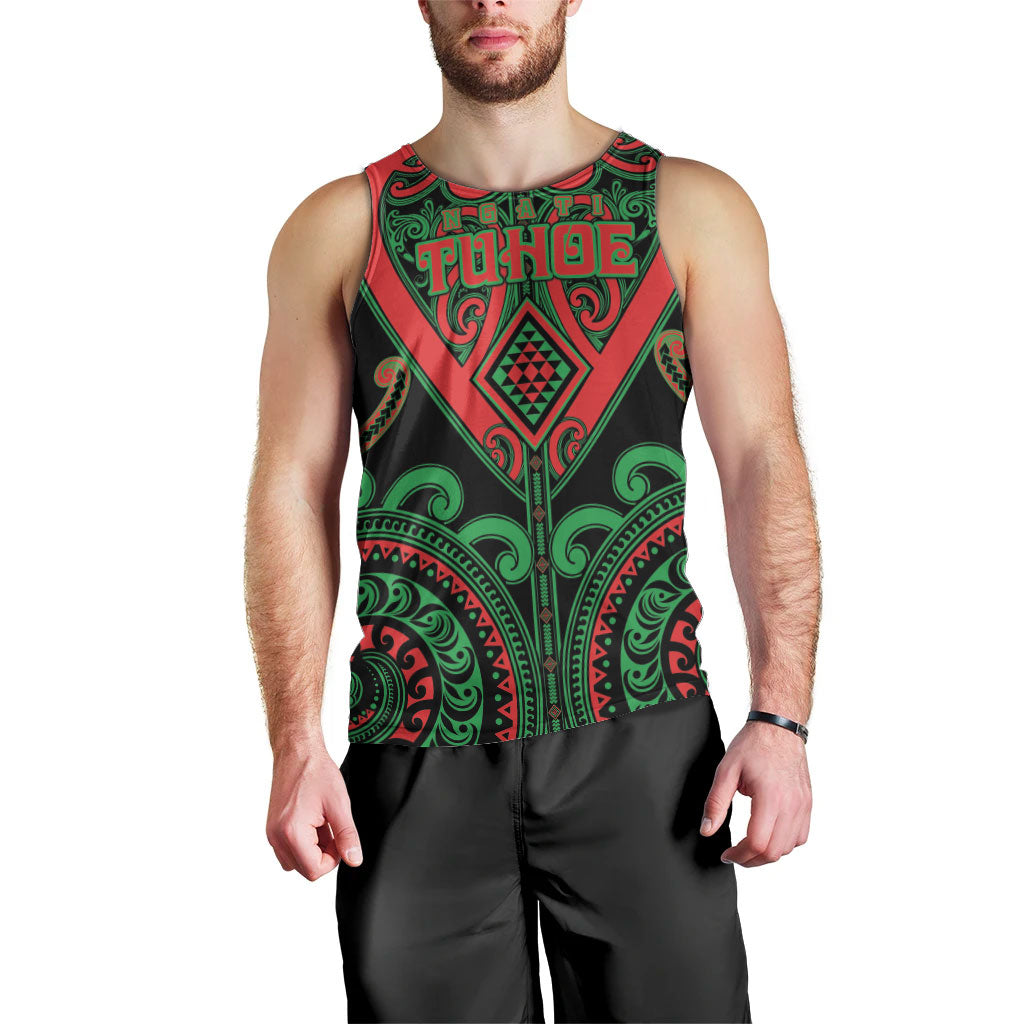 Custom Aotearoa Ngai Tuhoe Men Tank Top Maori Tribal Pattern