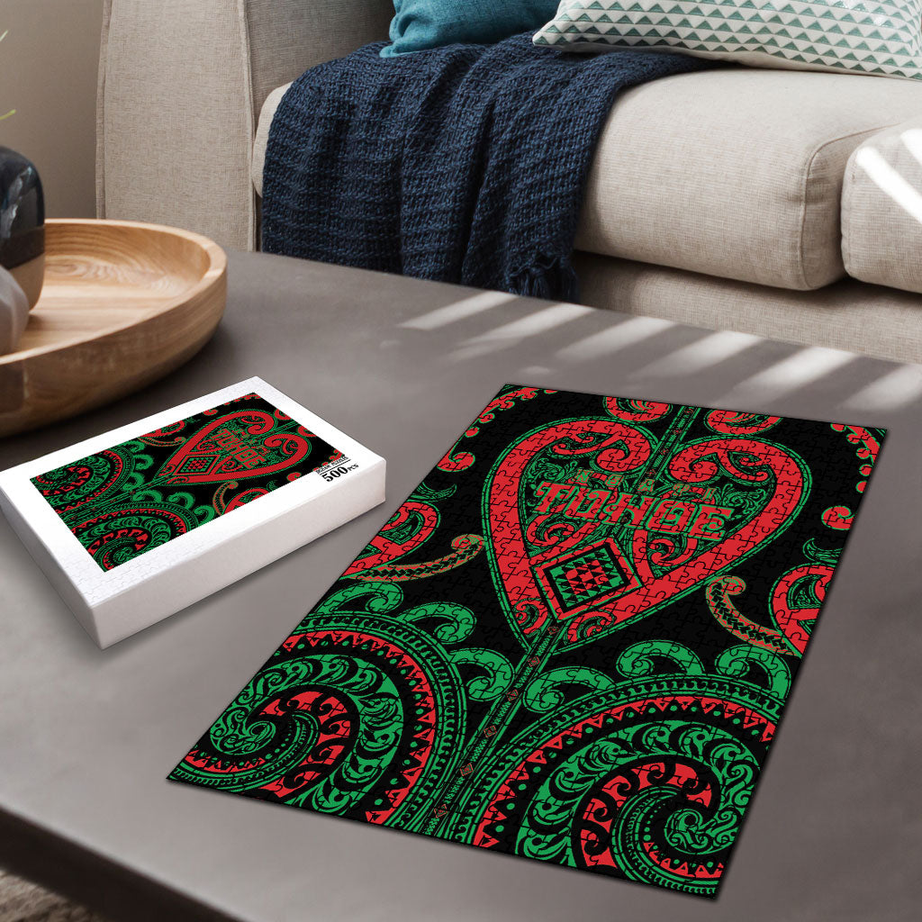 Aotearoa Ngai Tuhoe Puzzle Maori Tribal Pattern
