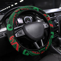 Aotearoa Ngai Tuhoe Steering Wheel Cover Maori Tribal Pattern