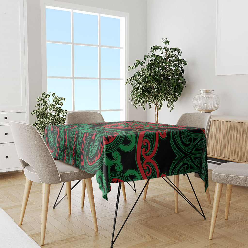Aotearoa Ngai Tuhoe Tablecloth Maori Tribal Pattern