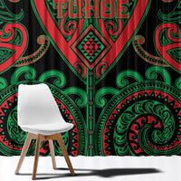 Aotearoa Ngai Tuhoe Window Curtain Maori Tribal Pattern