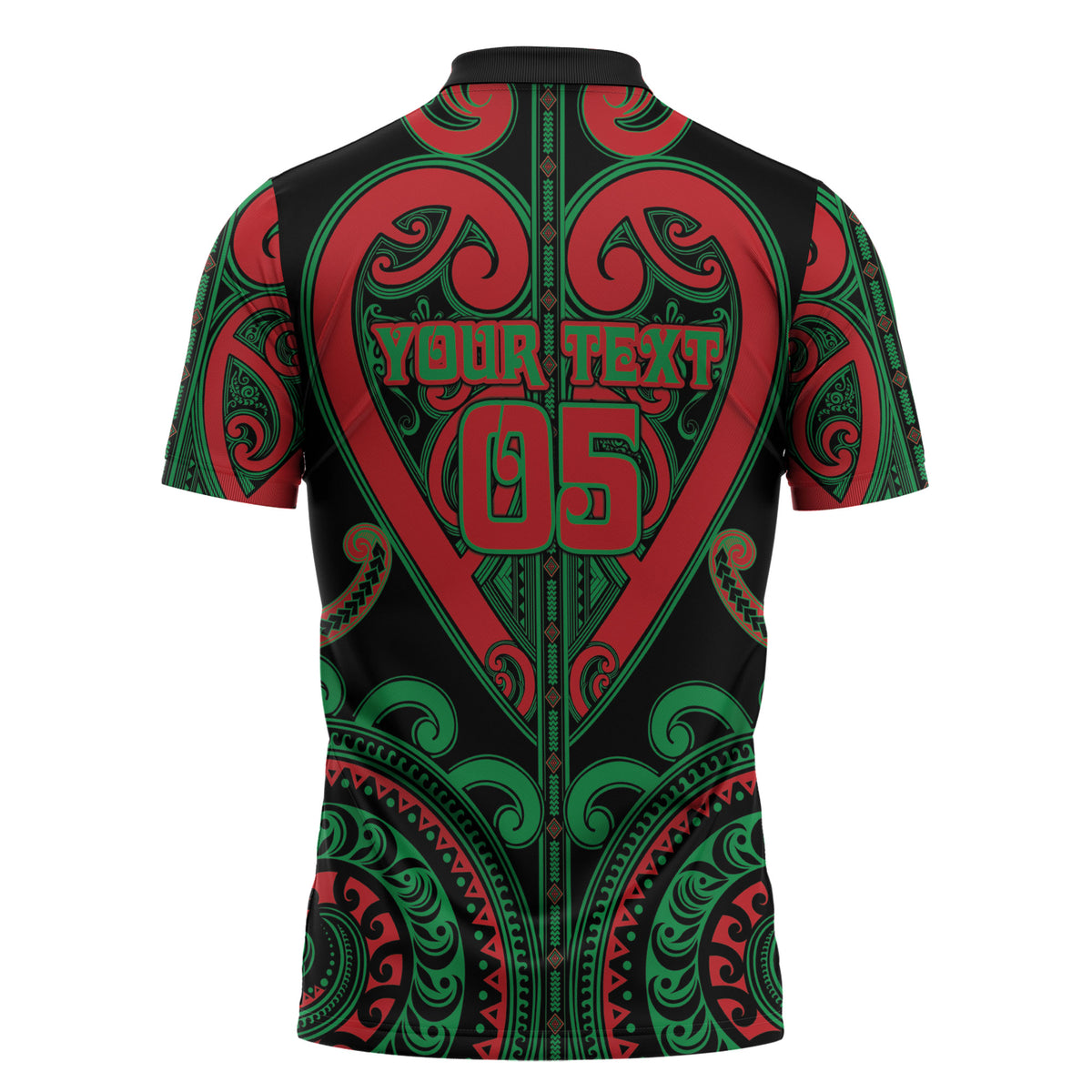 Custom Aotearoa Ngai Tuhoe Zipper Polo Shirt Maori Tribal Pattern