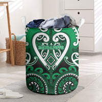 Aotearoa Ngati Maniapoto Laundry Basket Maori Tribal Pattern