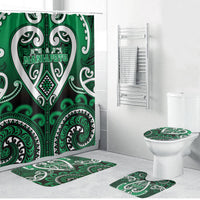 Aotearoa Ngati Maniapoto Bathroom Set Maori Tribal Pattern