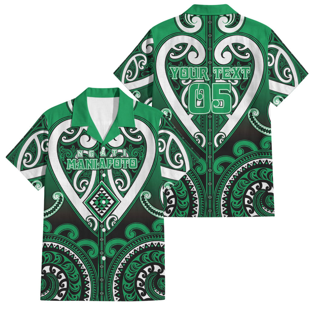 Custom Aotearoa Ngati Maniapoto Family Matching Off Shoulder Maxi Dress and Hawaiian Shirt Maori Tribal Pattern