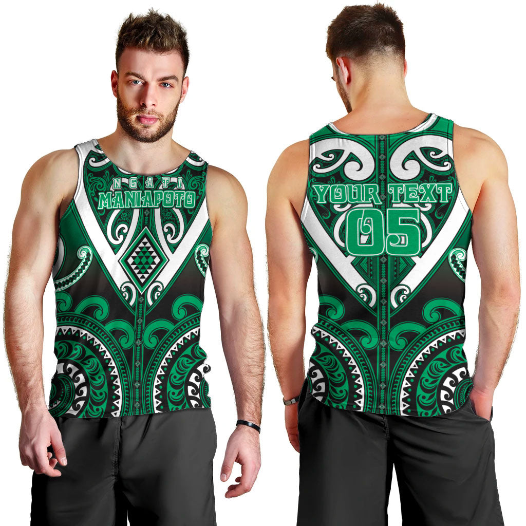 Custom Aotearoa Ngati Maniapoto Men Tank Top Maori Tribal Pattern