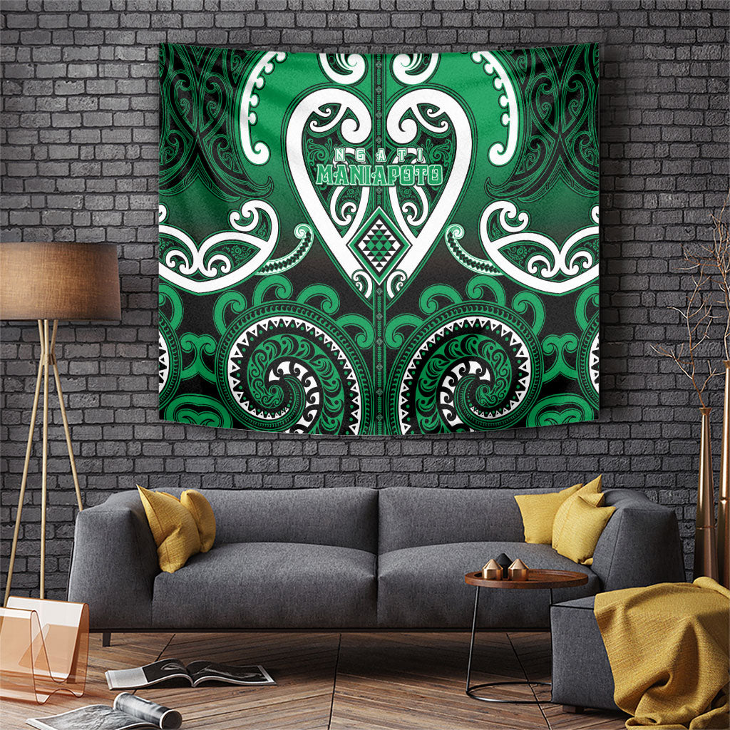 Aotearoa Ngati Maniapoto Tapestry Maori Tribal Pattern