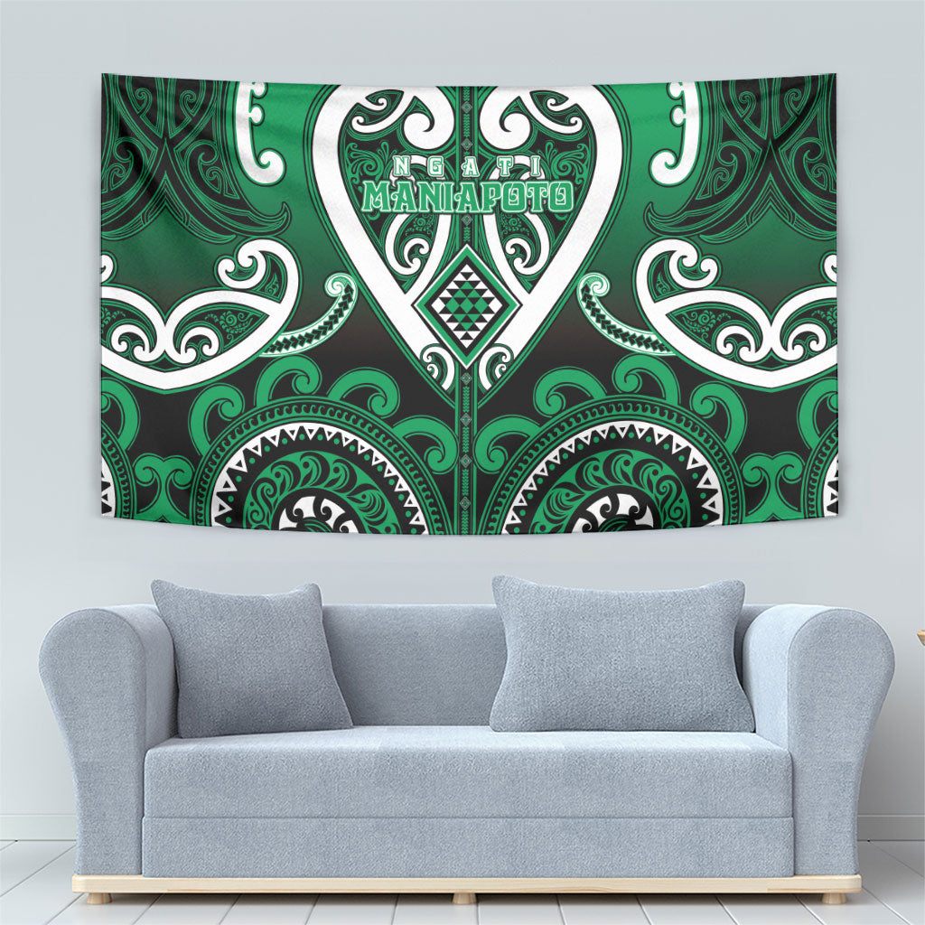 Aotearoa Ngati Maniapoto Tapestry Maori Tribal Pattern