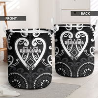 Aotearoa Ngati Raukawa Laundry Basket Maori Tribal Pattern