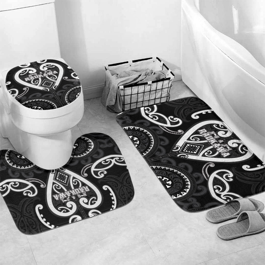 Aotearoa Ngati Raukawa Bathroom Set Maori Tribal Pattern