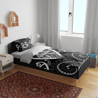 Aotearoa Ngati Raukawa Bedding Set Maori Tribal Pattern
