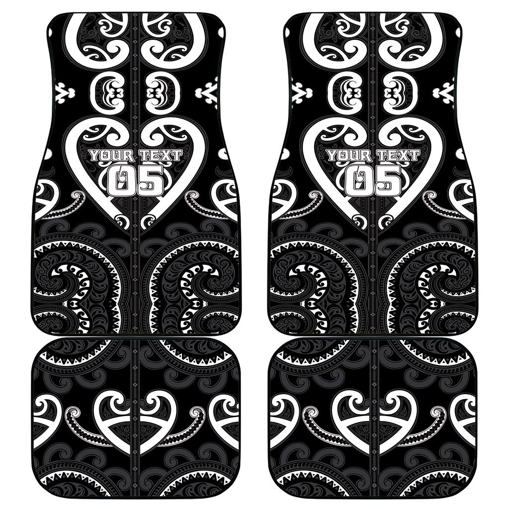 Custom Aotearoa Ngati Raukawa Car Mats Maori Tribal Pattern