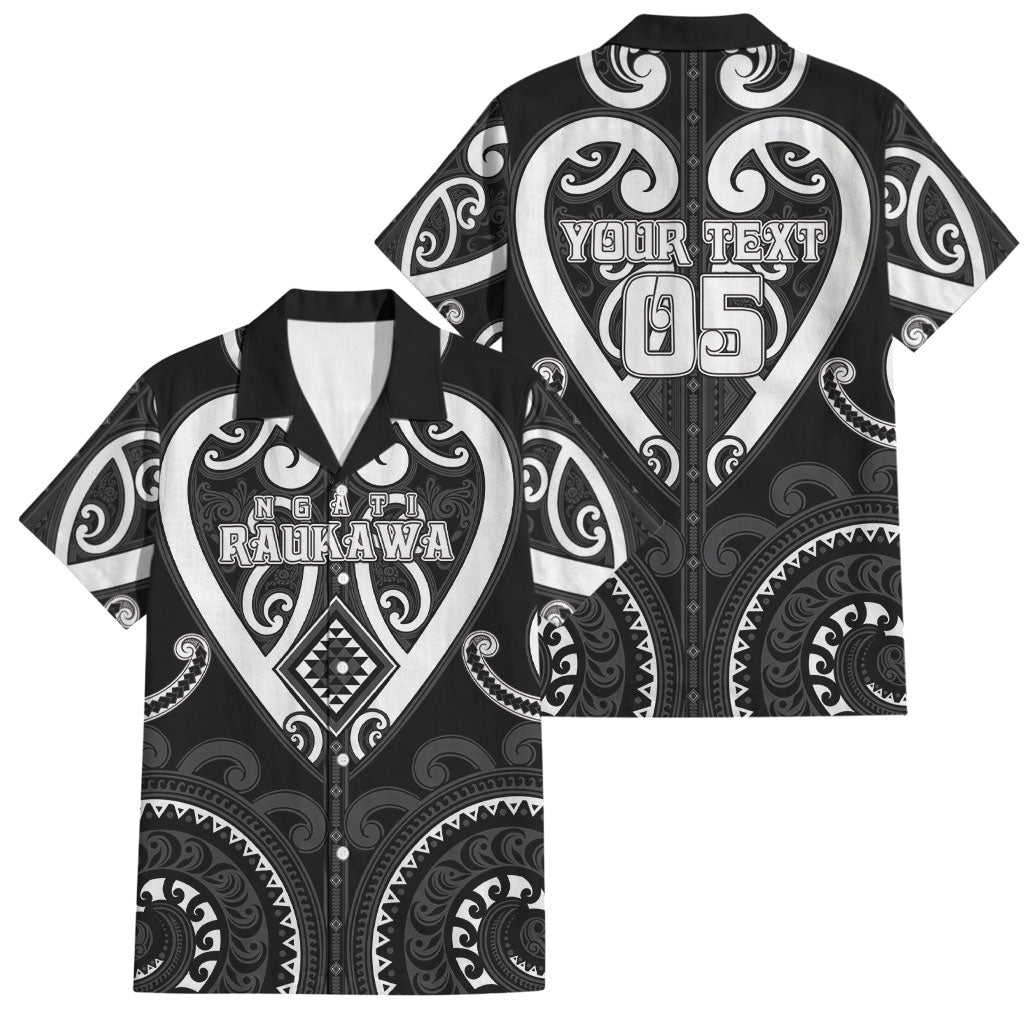 Custom Aotearoa Ngati Raukawa Family Matching Short Sleeve Bodycon Dress and Hawaiian Shirt Maori Tribal Pattern