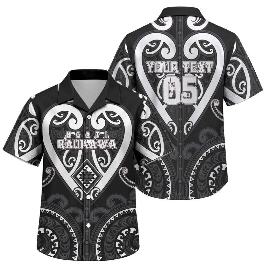Custom Aotearoa Ngati Raukawa Family Matching Tank Maxi Dress and Hawaiian Shirt Maori Tribal Pattern