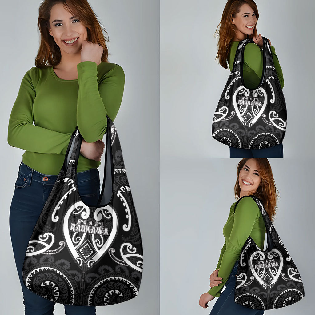 Aotearoa Ngati Raukawa Grocery Bag Maori Tribal Pattern