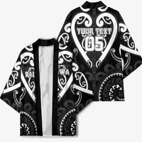 Custom Aotearoa Ngati Raukawa Kimono Maori Tribal Pattern