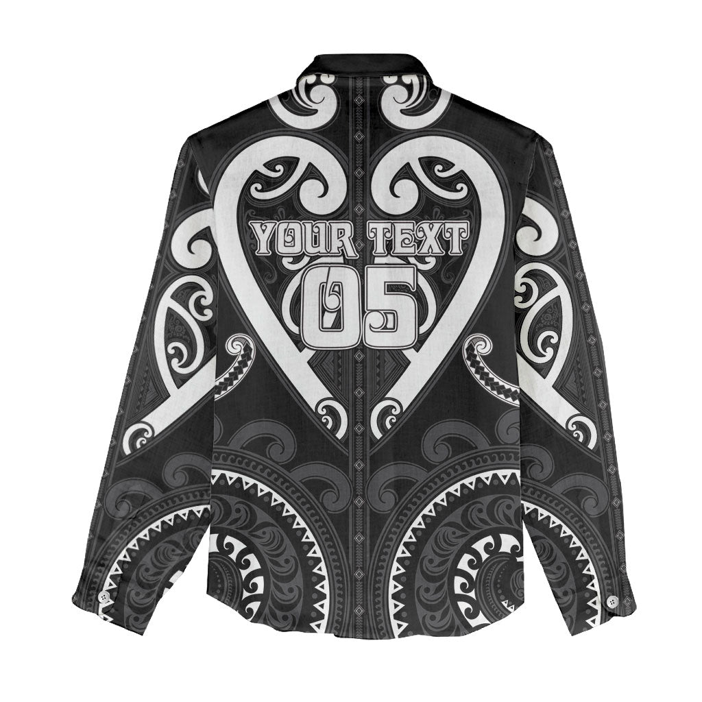 Custom Aotearoa Ngati Raukawa Women Casual Shirt Maori Tribal Pattern