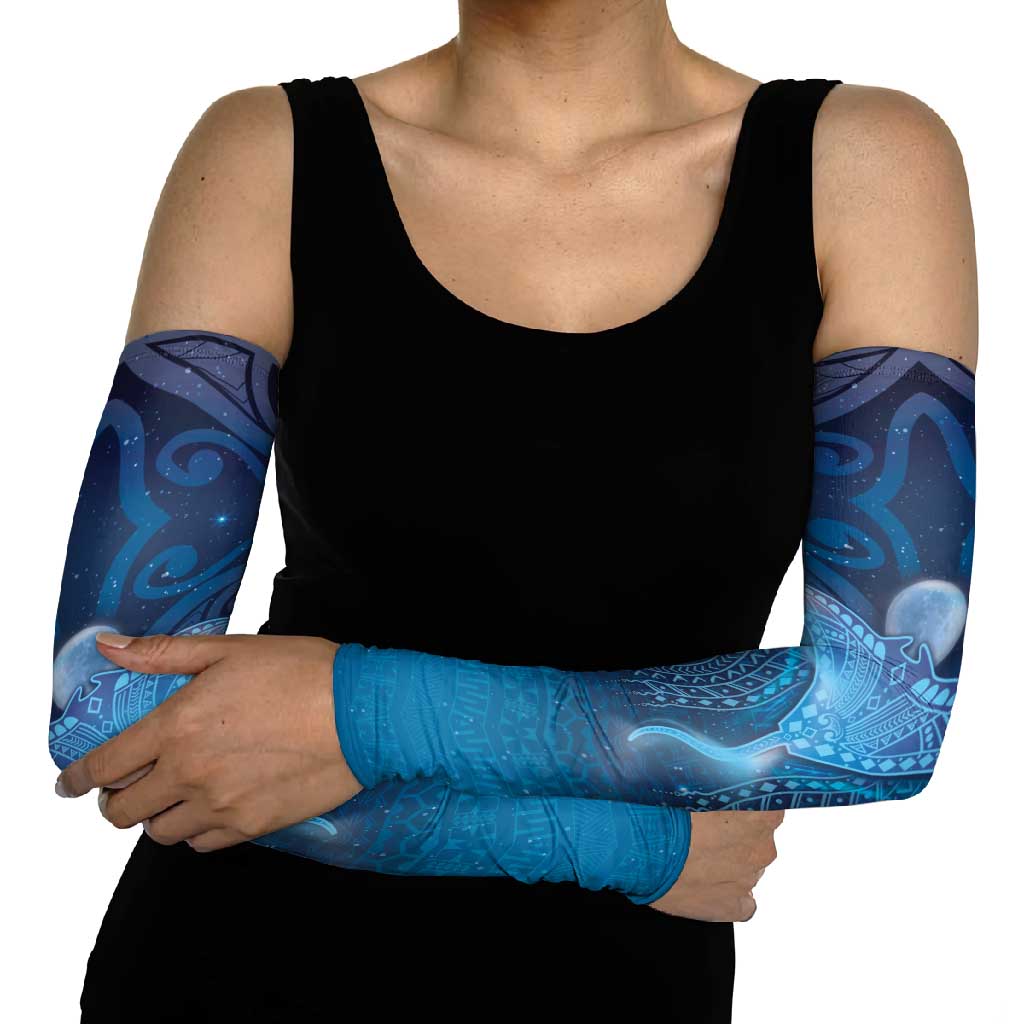 Polynesia Manta Ray Arm Sleeves Let's The Sea Set You Free - Polynesian Pride