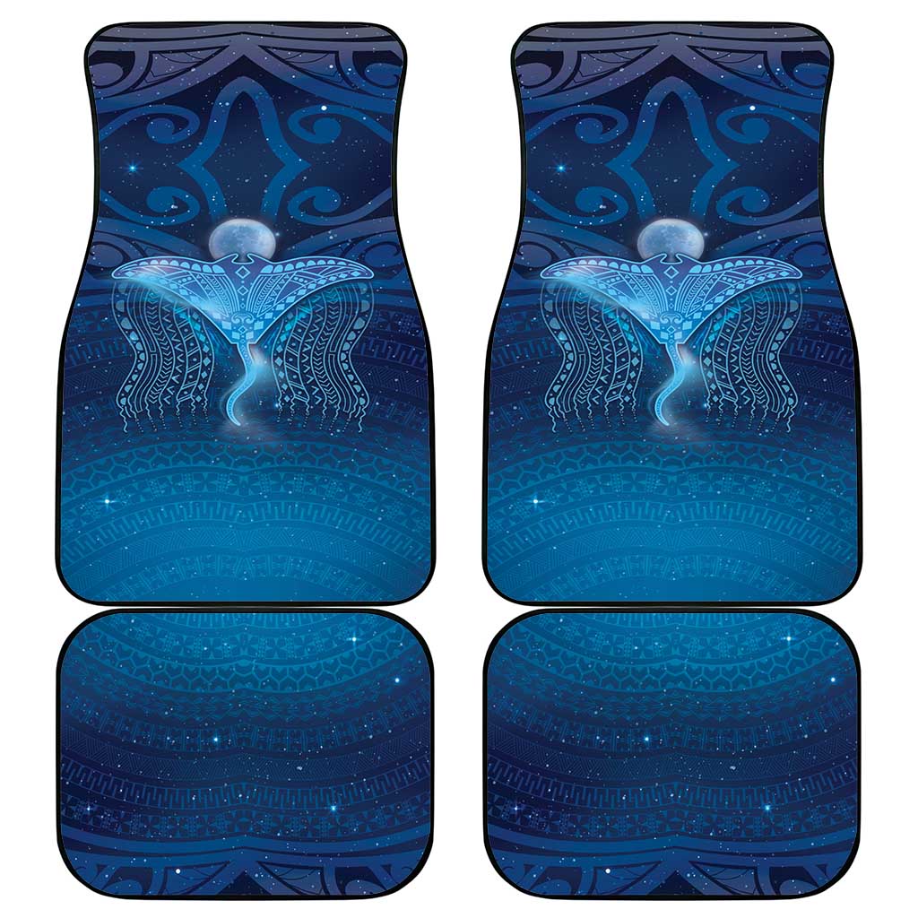 Polynesia Manta Ray Car Mats Let's The Sea Set You Free - Polynesian Pride