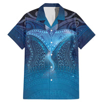 Polynesia Manta Ray Family Matching Mermaid Dress and Hawaiian Shirt Let's The Sea Set You Free - Polynesian Pride