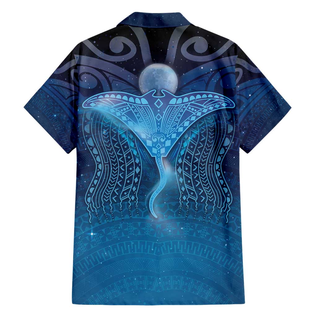 Polynesia Manta Ray Hawaiian Shirt Let's The Sea Set You Free - Polynesian Pride